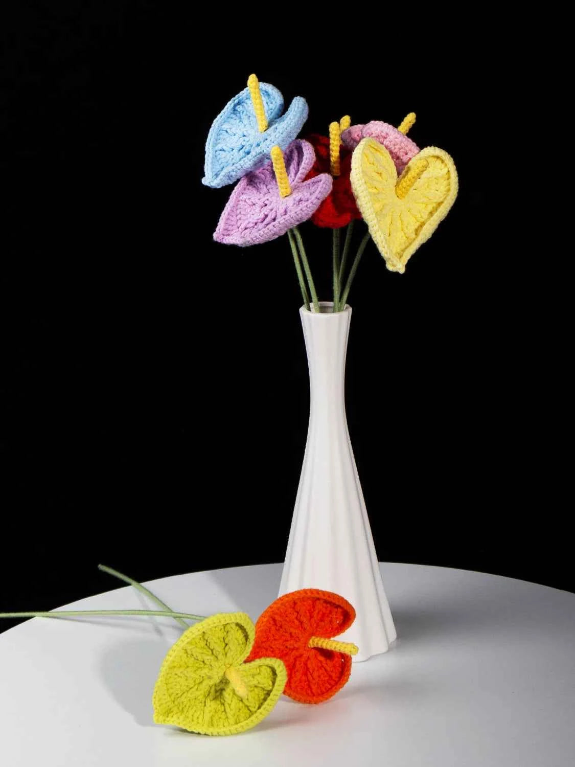 Handmade Crochet Anthurium Bouquet, Mother's Day Gift