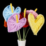 Handmade Crochet Anthurium Bouquet, Mother's Day Gift