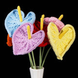 Handmade Crochet Anthurium Bouquet, Mother's Day Gift