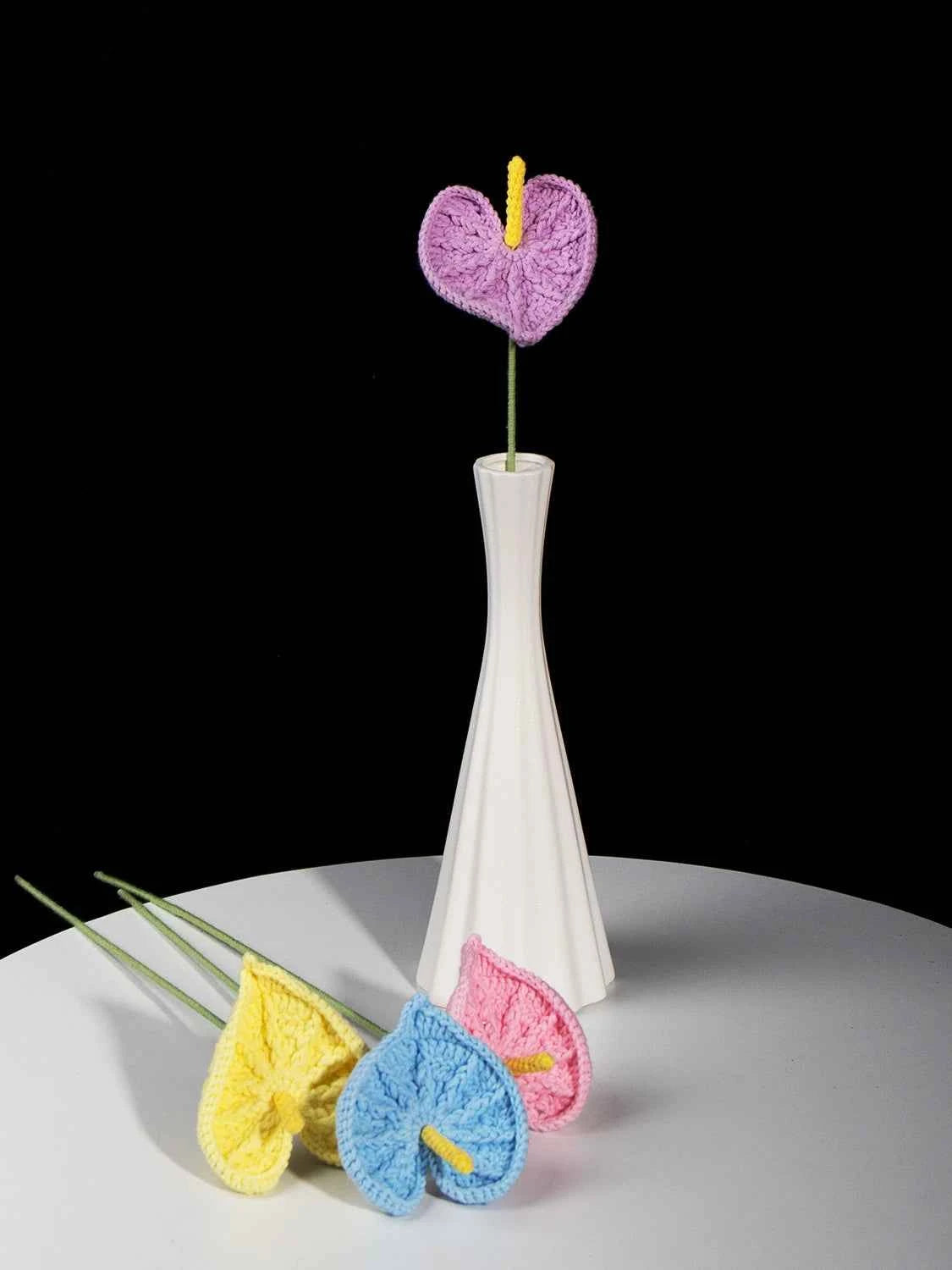 Handmade Crochet Anthurium Bouquet, Mother's Day Gift