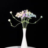 Crochet Blue Lace Flower Kit Single Stem | DIY Craft Kit