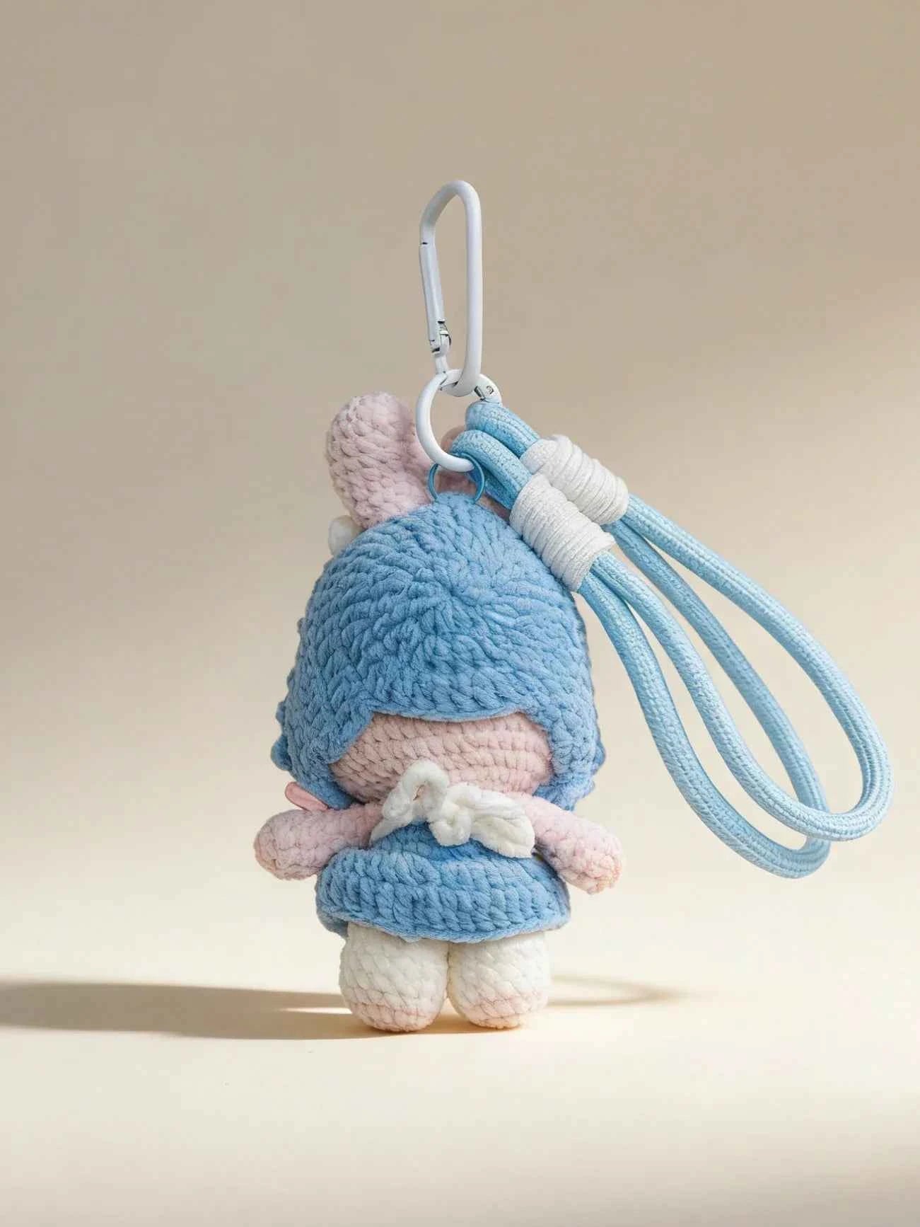 Crochet Bunny Keychain & Bag Charm Craft Set