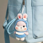Crochet Bunny Keychain & Bag Charm Craft Set