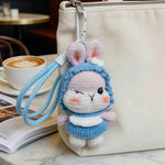 Crochet Bunny Keychain & Bag Charm Craft Set
