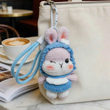Crochet Bunny Keychain & Bag Charm Craft Set