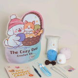 Crochet Bunny Keychain & Bag Charm Craft Set