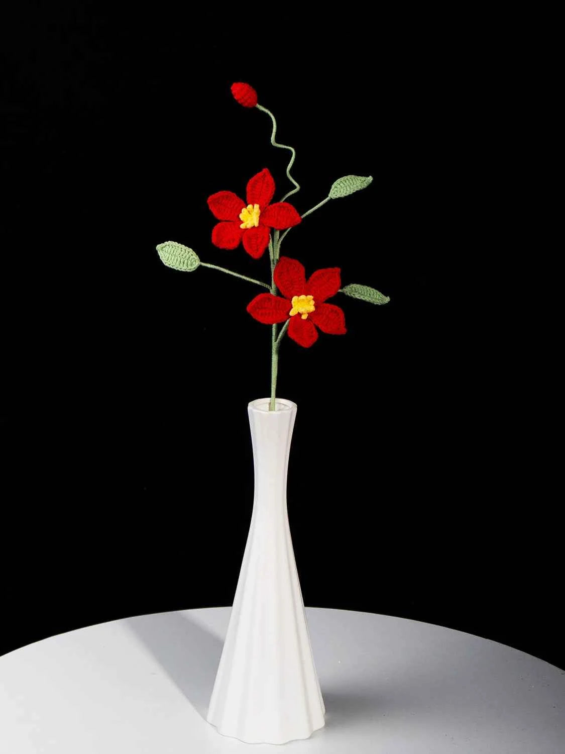 Handmade Crochet Clematis Flower Bouquet