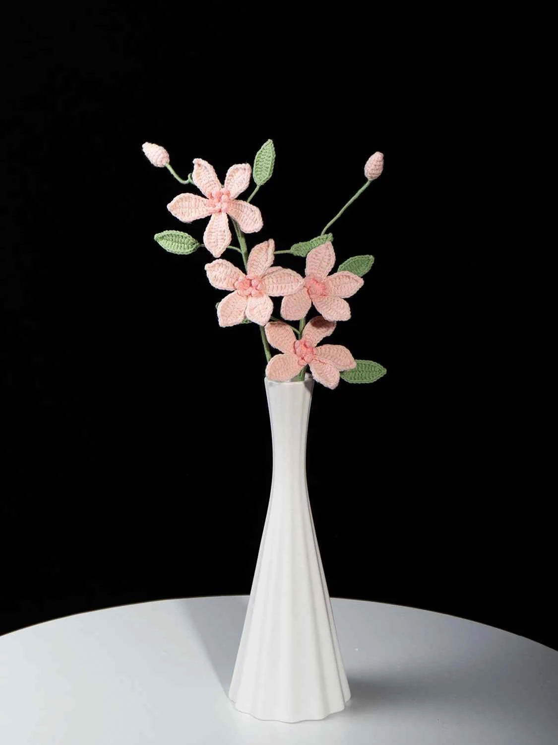 Handmade Crochet Clematis Flower Bouquet