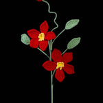 Handmade Crochet Clematis Flower Bouquet