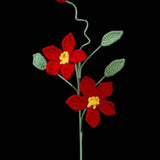 Handmade Crochet Clematis Flower Bouquet