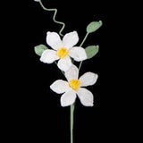 Handmade Crochet Clematis Flower Bouquet