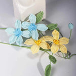 Handmade Crochet Clematis Flower Bouquet