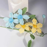 Handmade Crochet Clematis Flower Bouquet