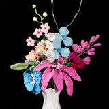 Crochet Flower Bouquet Kit - DIY Gift for Mom, Wedding, Birthday with Pattern & Yarn