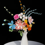 Crochet Flower Bouquet Kit - DIY Craft Kit with Pattern & Yarn