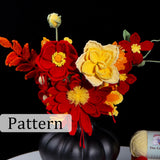 DIY Craft Crochet Flower Bouquet Kit Unique Wedding & Home Decor