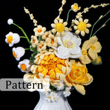 Crochet Dahlia Bouquet DIY Kit