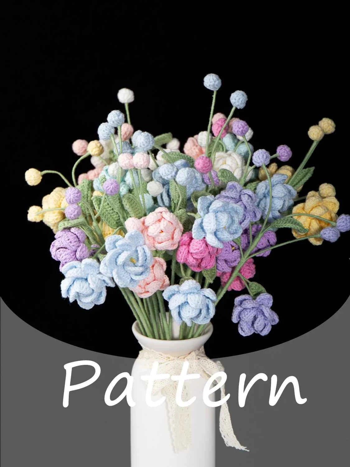 DIY Crochet Jasmine Flower Kit - Beginner Friendly Craft Kit with Tutorial