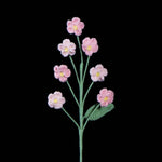 Handmade Crochet Forget Me Not Bouquet - Vertical Knitted Forever Flowers