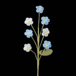 Handmade Crochet Forget Me Not Bouquet - Vertical Knitted Forever Flowers