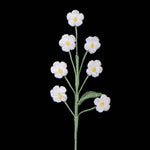 Handmade Crochet Forget Me Not Bouquet - Vertical Knitted Forever Flowers