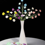 Handmade Crochet Forget Me Not Bouquet - Vertical Knitted Forever Flowers