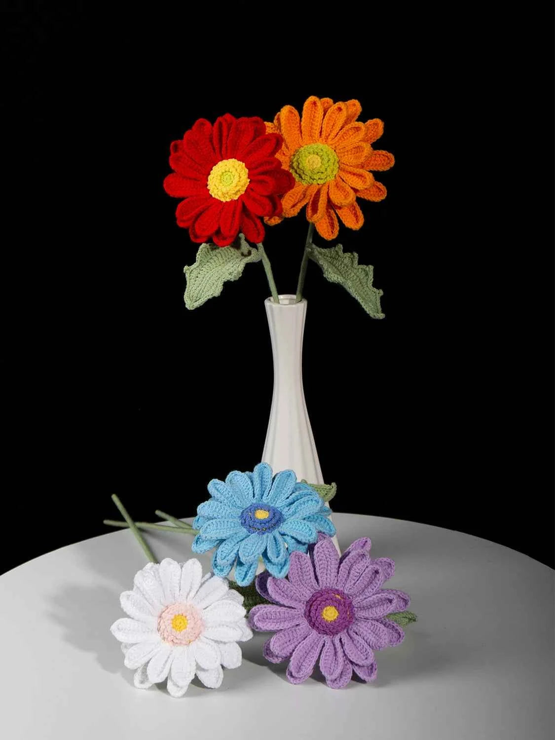 Crochet Gerbera Daisy | Everlasting Yarn Flower