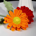 Crochet Gerbera Daisy Kit (1 Bloom+1 Leaf)