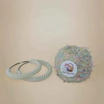 Crochet Hand-Mixed Yarn Handmade Pearl Handle Bag| DIY Craft Kit or Finished Bag