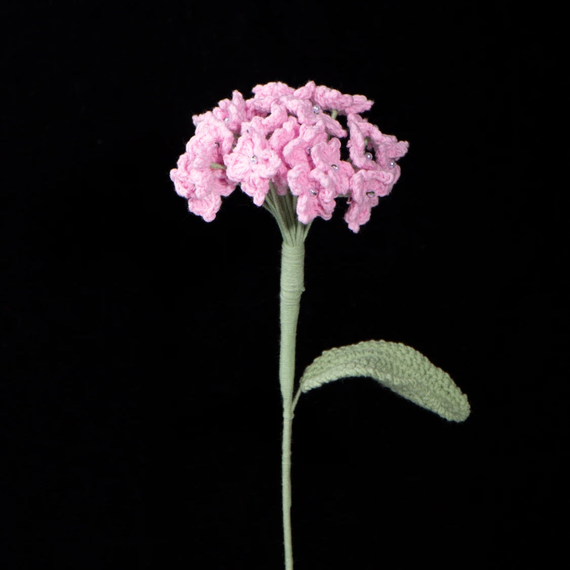 Handmade Crochet Hydrangea Stem | Forever Bloom, Never Wilt!