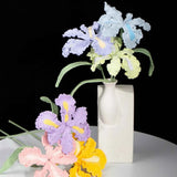 Crochet Iris Flower Kit | Handmade Forever Bouquet for Gifting & Home Decor