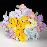 Crochet Iris Flower Kit | Handmade Forever Bouquet for Gifting & Home Decor