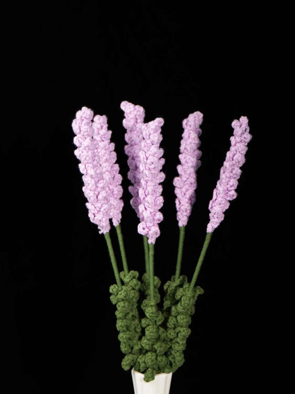 Amigurumi Lavender Stems | Crochet Floral Home Decor & Thoughtful Gift