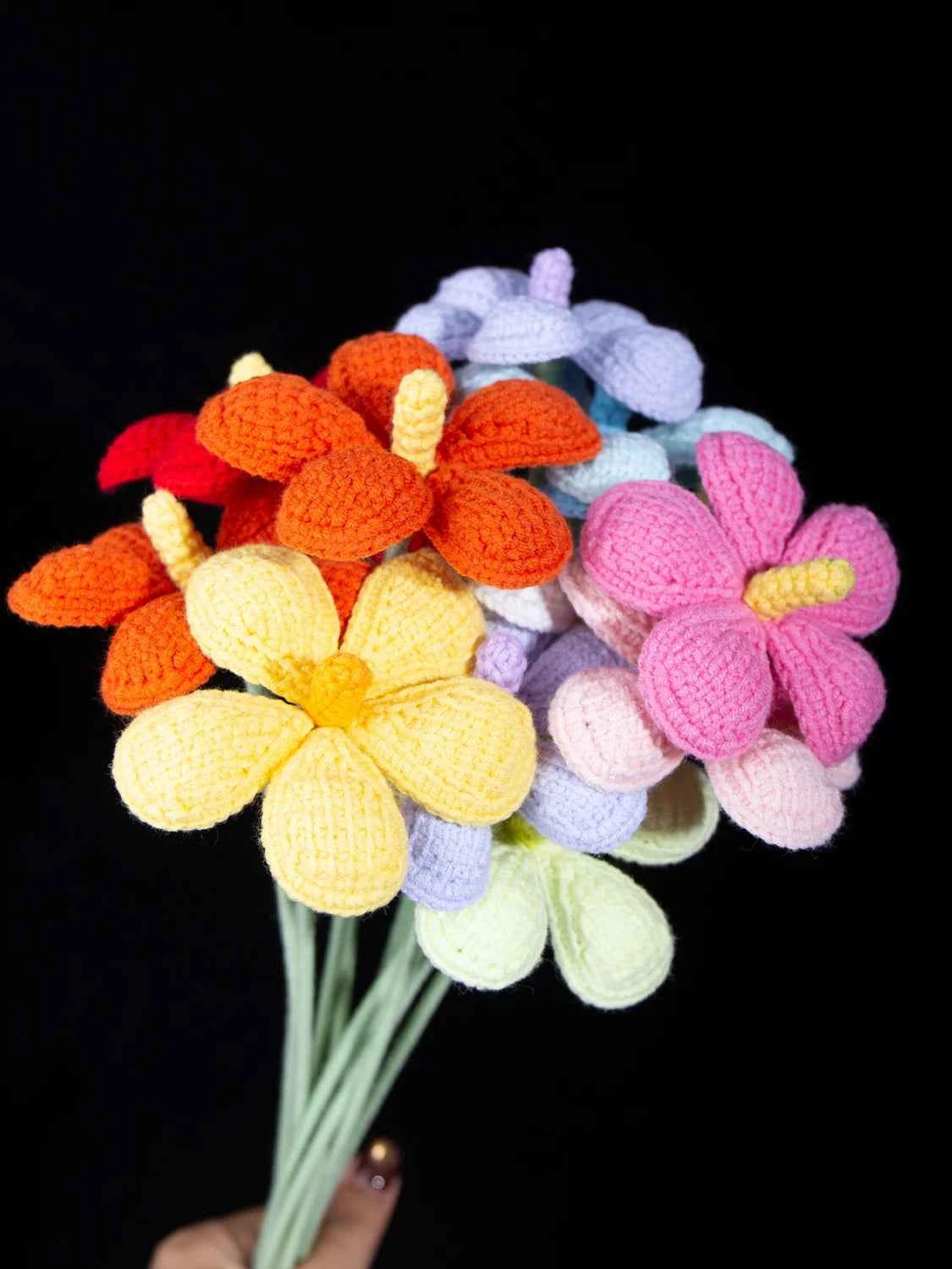Crochet Plumeria Kit | Make Your Own Frangipani Bouquet