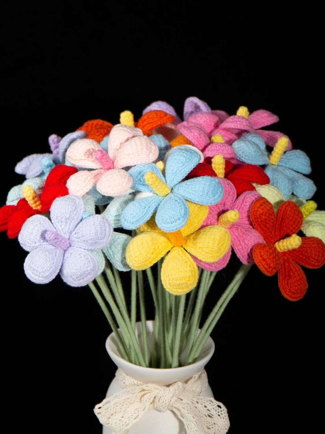 Crochet Plumeria Kit | Make Your Own Frangipani Bouquet