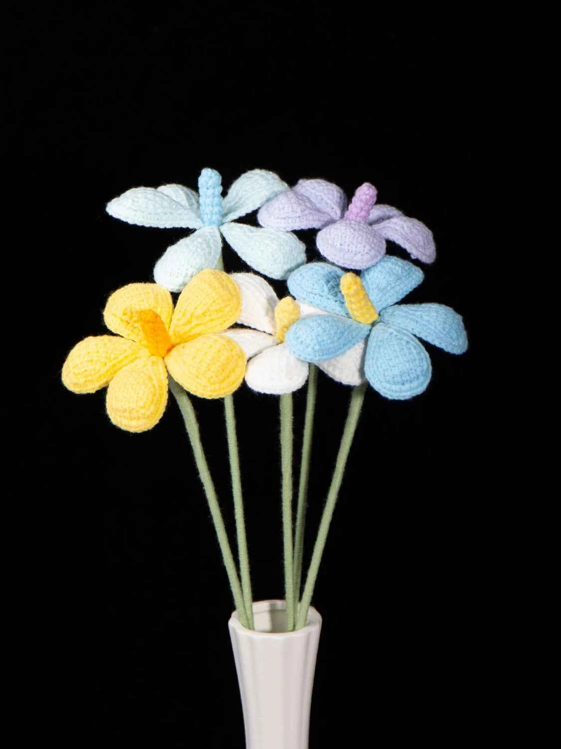 Crochet Plumeria Kit | Make Your Own Frangipani Bouquet