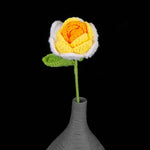 Crochet Rose Bouquet Kit - Complete DIY Craft Set with All Materials