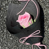 Crochet Single Wrapped Mini Thai Rose Bouquet