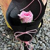 Crochet Single Wrapped Mini Thai Rose Bouquet