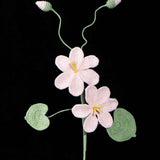 Crochet Tung Blossom Branch - Handmade Multicolor Fake Flower