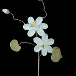 Crochet Tung Blossom Branch - Handmade Multicolor Fake Flower
