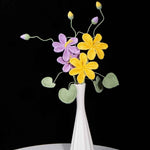 Crochet Tung Blossom Branch - Handmade Multicolor Fake Flower