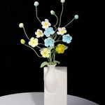 Crochet Androsace Umbellata Flower | Handmade Rock Jasmine Gift