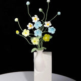 Crochet Androsace Umbellata Flower | Handmade Rock Jasmine Gift