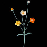 Crochet Androsace Umbellata Flower | Handmade Rock Jasmine Gift