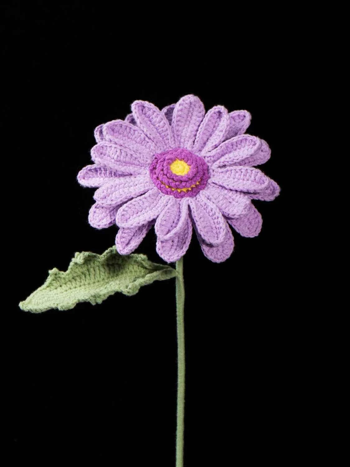 Crochet Gerbera Daisy | Everlasting Yarn Flower