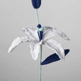 Crochet Lily (with bud) | Handmade Lilium Casa Blanca