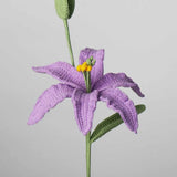 Crochet Lily (with bud) | Handmade Lilium Casa Blanca