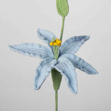 Crochet Lily (with bud) | Handmade Lilium Casa Blanca