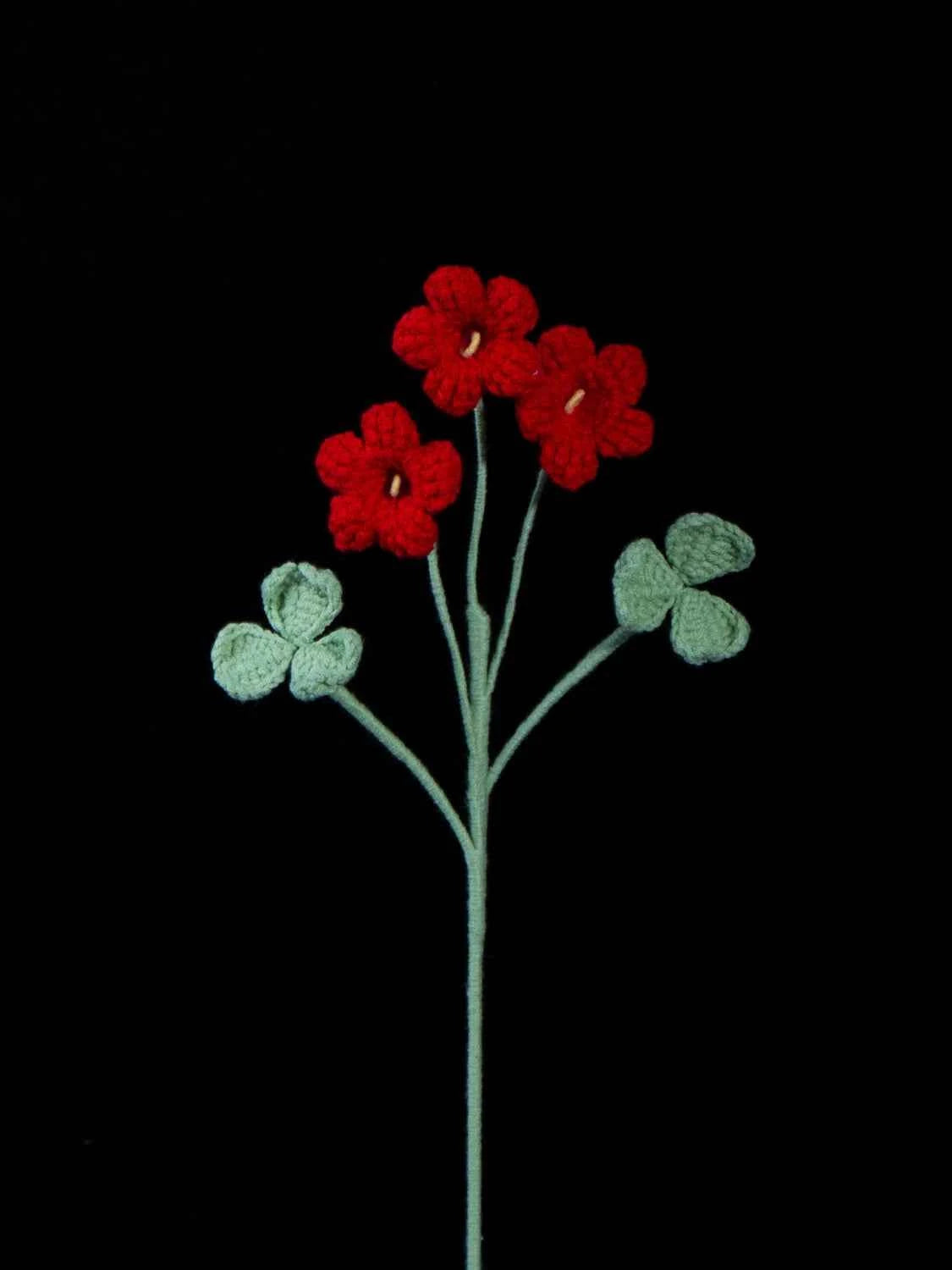 Crochet Oxalis Flower-Handmade Everlasting Flower